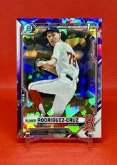 Elmer Rodriguez Cruz [Purple] #BDC-37 Baseball Cards 2021 Bowman Draft Sapphire Prices