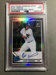 Eloy Jimenez [Holo] Baseball Cards 2019 Panini Donruss Optic Rated Rookie Signatures Prices