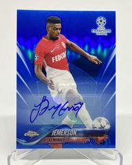 Jemerson [Autograph Blue Refractor] Soccer Cards 2017 Topps Chrome UEFA Champions League Prices