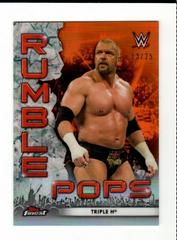 Triple H [Orange] #RP-4 Wrestling Cards 2021 Topps Finest WWE Rumble Pops Prices