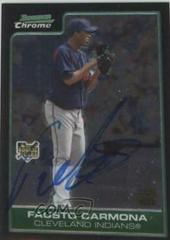 Fausto Carmona [Autograph] Baseball Cards 2006 Bowman Chrome Prices