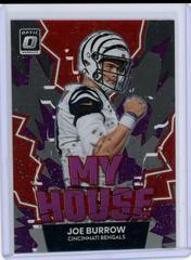 Joe Burrow [Purple Stars] #MH-12 Football Cards 2022 Panini Donruss Optic My House Prices
