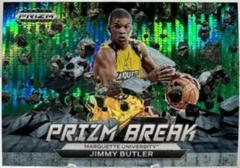 Jimmy Butler [Green Shimmer] #17 Basketball Cards 2023 Panini Prizm Draft Picks Break Prices