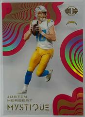 Justin Herbert [Pink] #MY3 Football Cards 2020 Panini Illusions Mystique Prices