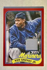 Ken Griffey Jr. [Red] #89BR-KG Baseball Cards 2024 Topps 1989 Relic Prices