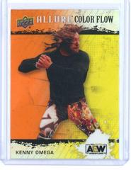 Kenny Omega [Orange Yellow] #R-12 Wrestling Cards 2022 Upper Deck Allure AEW Color Flow Prices