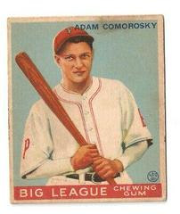 Adam Comorosky #70 Baseball Cards 1933 World Wide Gum Prices