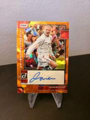 David Beckham [Orange Ice] #SS-DB Soccer Cards 2022 Panini Donruss Signature Series Prices