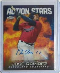 Jose Ramirez Baseball Cards 2023 Topps Chrome Update Action Stars Autographs Prices