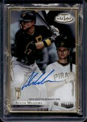 Austin Meadows [Black] #FA-AM Baseball Cards 2018 Topps Gold Label Framed Autograph Prices