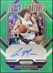 Adam Morrison [Green] #LS-AMR Basketball Cards 2023 Panini Prizm Draft Picks Legacy Signatures Prices