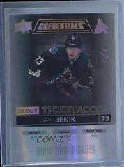 Jan Jenik [Black] #103 Hockey Cards 2021 Upper Deck Credentials Prices