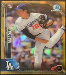 Kenta Maeda [Gold Refractor] #25 Baseball Cards 2016 Bowman Chrome Prices