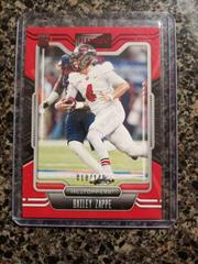 Bailey Zappe [Red] #24 Football Cards 2022 Panini Chronicles Draft Picks Playbook Prices