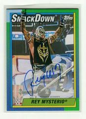 Rey Mysterio [Green] Wrestling Cards 2021 Topps Heritage WWE Autographs Prices