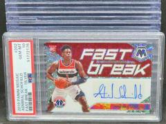 Admiral Schofield Basketball Cards 2019 Panini Mosaic Autographs Fast Break Prices