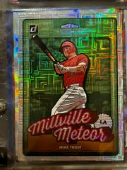 Mike Trout [Vector] Baseball Cards 2019 Panini Donruss Nicknames Prices