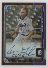 Cam Gibson [Purple Refractor] Baseball Cards 2015 Bowman Chrome Draft Pick Autograph Prices