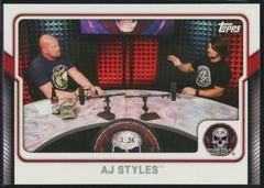 AJ Styles Wrestling Cards 2017 Topps WWE Stone Cold Podcast Prices