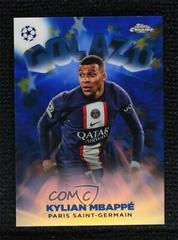 Kylian Mbappe [Blue] Soccer Cards 2022 Topps Chrome UEFA Club Competitions Golazo Prices