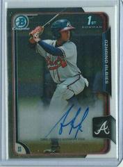 Ozhaino Albies Baseball Cards 2015 Bowman Chrome Autograph Prospect Prices