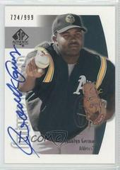 Franklyn German [Autograph] Baseball Cards 2002 SP Authentic Prices