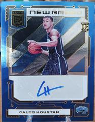 Caleb Houstan [Blue] #NB-CLH Basketball Cards 2022 Panini Donruss Elite New Breed Autographs Prices