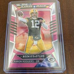 Aaron Rodgers [Pink] #AI-11 Football Cards 2022 Panini Rookies & Stars Airborne Prices
