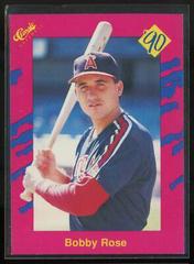 Bobby Rose #T41 Baseball Cards 1990 Classic Prices