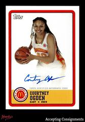 Courtney Ogden [Autograph] #PA-CO Basketball Cards 2023 Topps Chrome McDonald's All American Paper At Event Prices