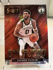 Jayson Tatum [Silver Prizm] Basketball Cards 2021 Panini Select En Fuego Prices