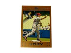 Chase Utley [Copper] #350 Baseball Cards 2007 Topps Prices
