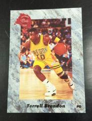 Terrell Brandon #154 Basketball Cards 1991 Classic Draft Prices