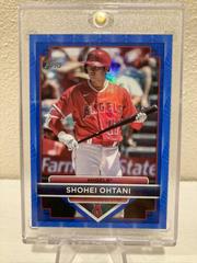 Shohei Ohtani [Blue] Baseball Cards 2023 Topps Flagship Collection Prices
