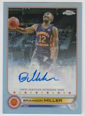 Brandon Miller #CA-BM Basketball Cards 2022 Topps Chrome McDonald's All-American Autographs Prices