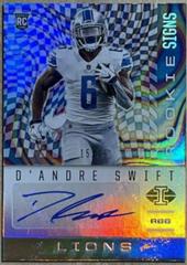 D'Andre Swift [Gold] #RS4 Football Cards 2020 Panini Illusions Rookie Signs Prices
