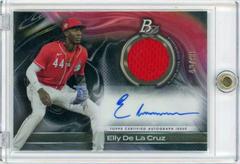 Elly De La Cruz #PPAR-ED Baseball Cards 2023 Bowman Platinum Pieces Autograph Relics Prices