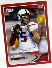 Patrick Mahomes II [Red] #5 Football Cards 2017 Sage Hit Premier Draft Prices