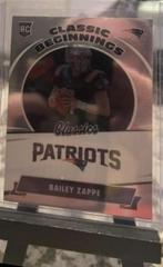 Bailey Zappe #CB-21 Football Cards 2022 Panini Classics Beginnings Prices