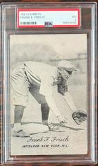 Frank F. Frisch Baseball Cards 1921 Exhibits Prices