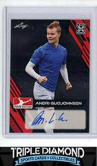 Andri Guojohnsen #BA-AG3 Soccer Cards 2023 Leaf Goal Autographs Prices