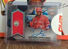 George Springer [Autograph] #TCAA-GSP Baseball Cards 2023 Topps Chrome Authentics Relics Prices