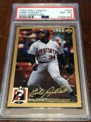 Kirby Puckett [Gold Signature] Baseball Cards 1994 Collector's Choice Prices