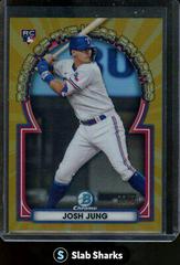 Josh Jung [Gold] #ROYF-9 Baseball Cards 2023 Bowman Chrome Rookie of the Year Favorites Prices
