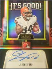Jerome Ford #IG-JF Football Cards 2023 Panini Score It's Good Autographs Prices