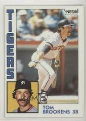 Tom Brookens #14 Baseball Cards 1984 Topps Prices