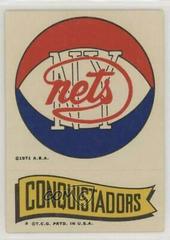 New York Nets Conquistadors Basketball Cards 1973 Topps Team Stickers Prices