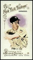 Joe DiMaggio [Mini] #25 Baseball Cards 2014 Topps Allen & Ginter Prices