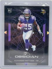 Alexander Mattison [Electric Etch Purple] #115 Football Cards 2019 Panini Obsidian Prices