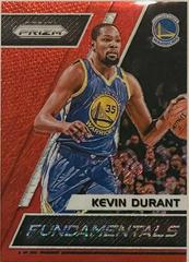 Kevin Durant [Red Shimmer Prizm] Basketball Cards 2017 Panini Prizm Fundamentals Prices